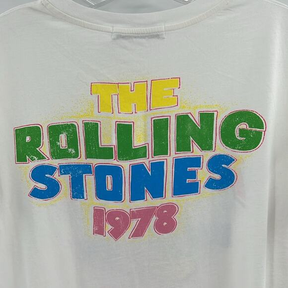 Daydreamer Women's The Rolling Stones Tee - Vintage White - Small - NWT - Picture 7 of 8
